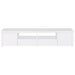 Jude 2-door Engineered Wood 79-inch TV Stand High Gloss White