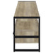 James 3-drawer Engineered Wood 60-inch TV Stand Distressed Pine