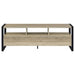 James 3-drawer Engineered Wood 60-inch TV Stand Distressed Pine