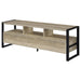James 3-drawer Engineered Wood 60-inch TV Stand Distressed Pine
