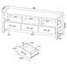 James 3-drawer Engineered Wood 60-inch TV Stand Distressed Pine