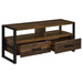 James 2-drawer Engineered Wood 48-inch TV Stand Dark Pine