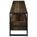 James 3-drawer Engineered Wood 60-inch TV Stand Dark Pine