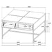 Stephie 3-piece Square Coffee and End Table Set Honey Brown