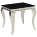 Carone 3-piece Glass Top Coffee and End Table Set Black