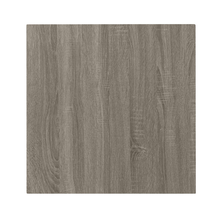 Birdie Square Engineered Wood End Table Sonoma Grey