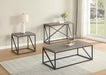 Birdie Square Engineered Wood End Table Sonoma Grey