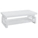 Schmitt 3-piece Coffee and End Table Set White High Gloss