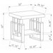 Schmitt 3-piece Coffee and End Table Set White High Gloss
