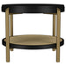 Arini 3-piece Round Coffee and End Table Set Black