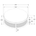 Arini 3-piece Round Coffee and End Table Set Black