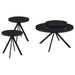 Briggs 3-piece Round Coffee and End Table Set Black