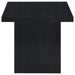 Max Square Engineered Laminate End Side Table Black
