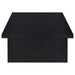 Max 2-piece Rectangular Coffee and End Table Set Black