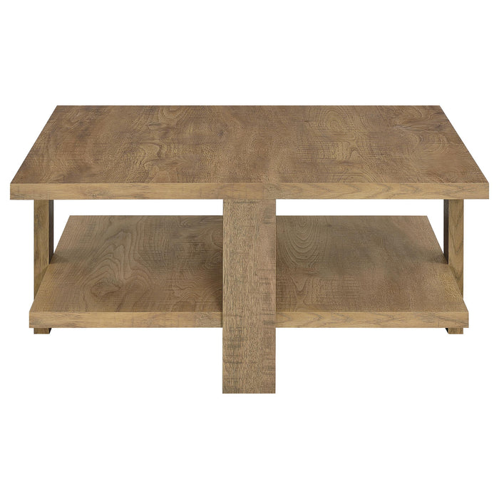 Dawn 3-piece Round Coffee and End Table Set Mango Brown