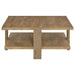 Dawn 3-piece Round Coffee and End Table Set Mango Brown