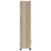 Sachin 3-shelf Engineered Wood Media Tower Distressed Pine