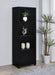 Jupiter 3-shelf Engineered Wood Media Tower Black