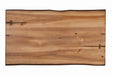 Square Wood Top End Table Natural Honey