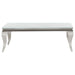 Carone 3-piece Glass Top Coffee and End Table Set White