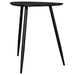 Odessa Triangular Solid Wood End Table Black