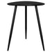 Odessa Triangular Solid Wood End Table Black