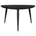Odessa Triangular Solid Wood Coffee Table Black