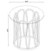 Monett 3-piece Coffee and End Table Set Chocolate Chrome