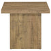 Devar Square Engineered Wood End Table Mango Brown
