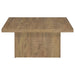 Devar Square Engineered Wood Coffee Table Mango Brown
