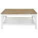 Hollis 3-piece Square Coffee and End Table Set White