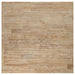 Hollis Square Wood Coffee Table With Shelf Brown and White