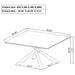Carvell 3-piece Square Coffee and End Table Set Mirage White