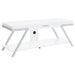 Marcia 1-drawer Wood 60-inch TV Stand White High Gloss
