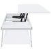 Marcia 3-piece Coffee and End Table Set White High Gloss