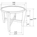 Cota 3-piece Solid Wood Coffee and End Table Set Dark Brown