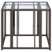 Adri 2-piece Coffee and End Table Set Black Nickel