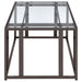 Adri 2-piece Coffee and End Table Set Black Nickel