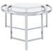 Delia 2-Piece Round Glass Top Nesting Coffee Table Chrome