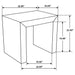 Odilia Rectangular Solid Wood End Table Auburn
