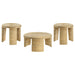 Artina 3-piece Rattan Coffee and End Table Set Natural