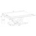Kerwin 3-piece Rectangular Coffee and End Table Set Chrome