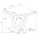 Kerwin 3-piece Rectangular Coffee and End Table Set Chrome