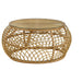 Dahlia 3-piece Round Rattan Coffee and End Table Set Natural