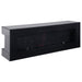 Vallerie 71-inch TV Stand with Visual Flame Box Grey Mirror