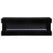 Vallerie 71-inch TV Stand with Visual Flame Box Black