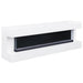 Vallerie 71-inch TV Stand with Visual Flame Box White