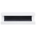 Vallerie 71-inch TV Stand with Visual Flame Box White
