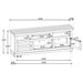 Payne 70-inch TV Stand Media Console Distressed White