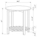 Fowler 3-piece Round Coffee and End Table Set Natural